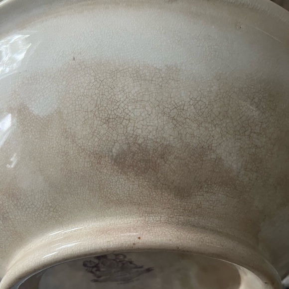 Vintage Imperial Ironstone Bowl 14” - Picture 3 of 4